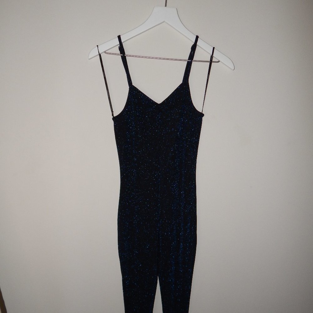 Metallic Blue Full Bodysuit